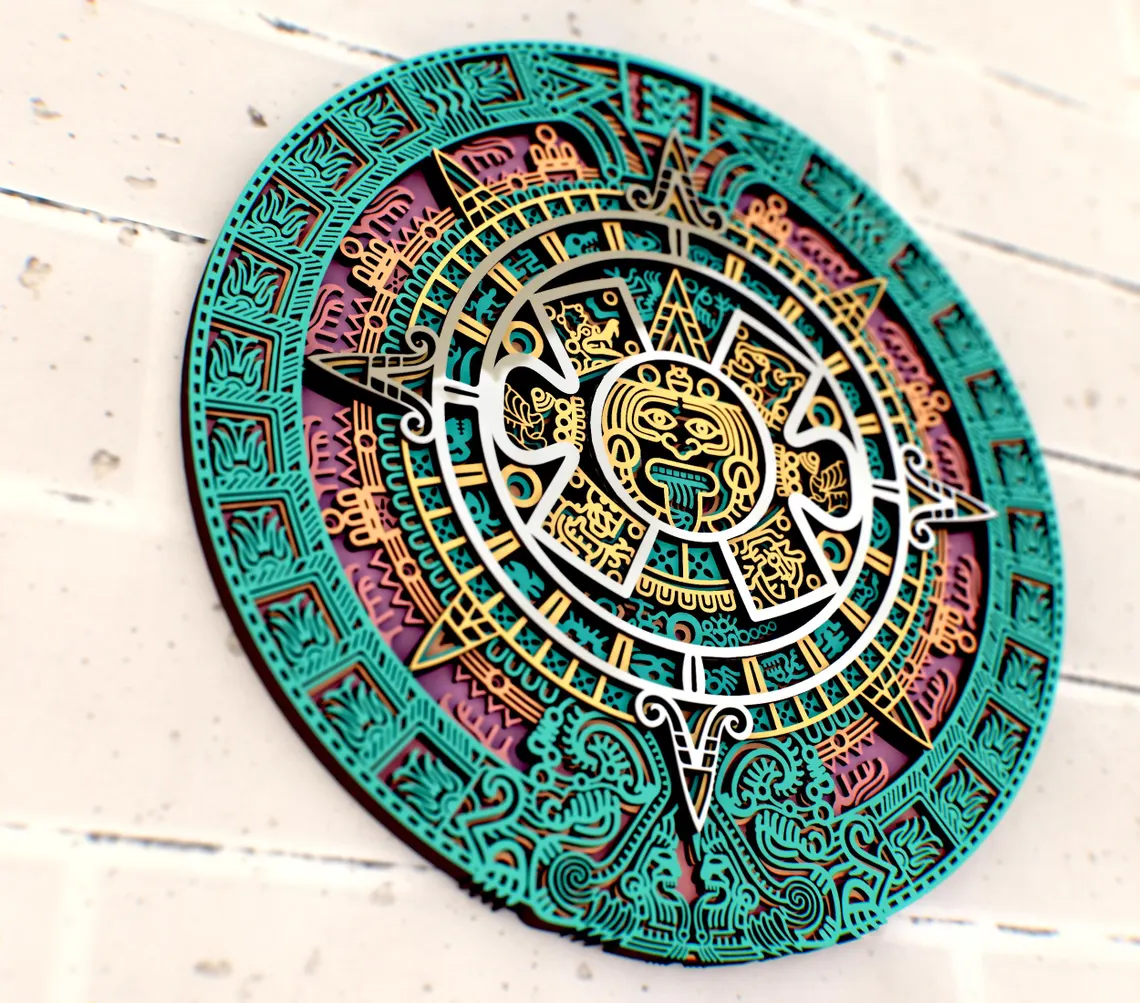 CALENDARIO AZTECA MULTICAPAS