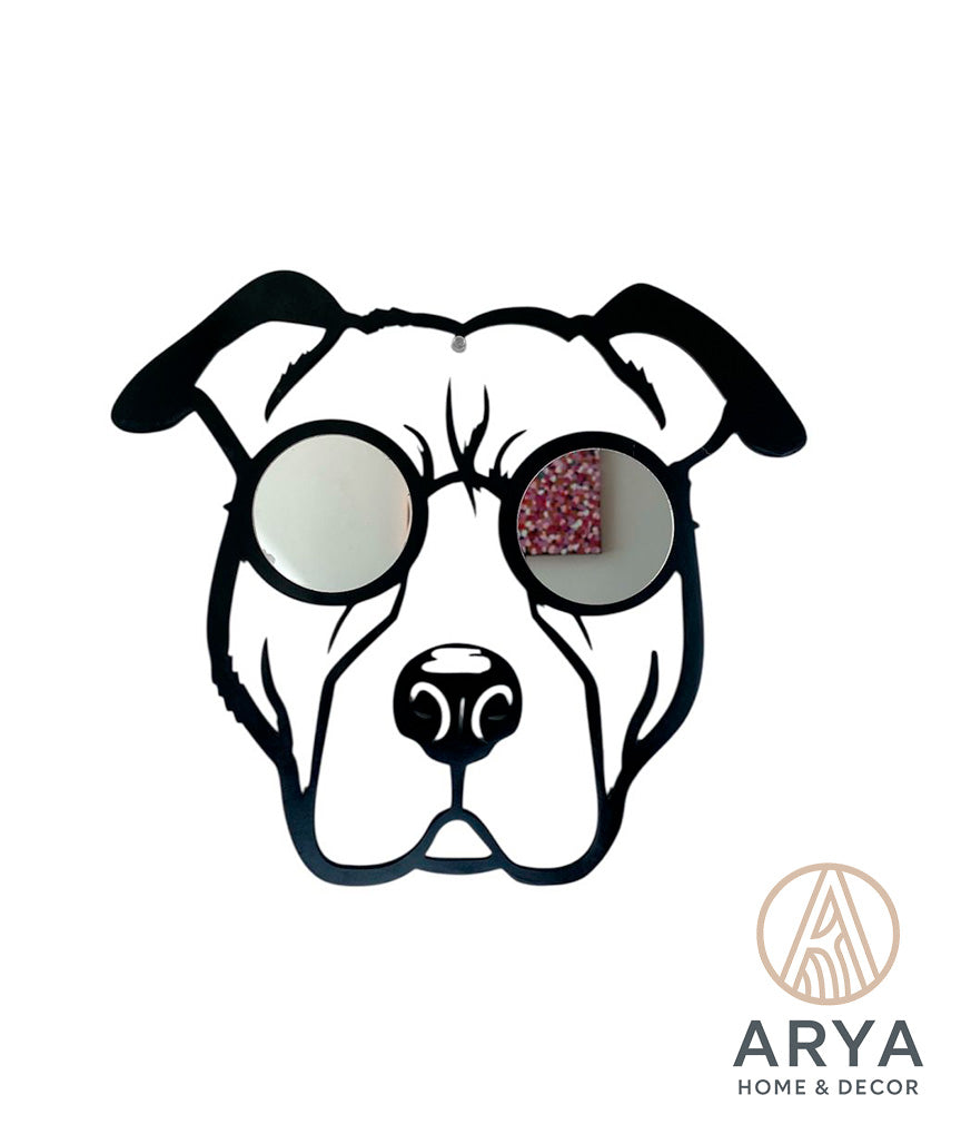 ESPEJO DECORATIVO PITBULL