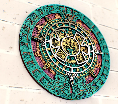 CALENDARIO AZTECA MULTICAPAS