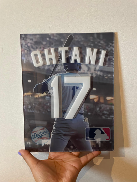 CUADRO DECORATIVO EN ACRÍLICO OHTANI (DODGERS)