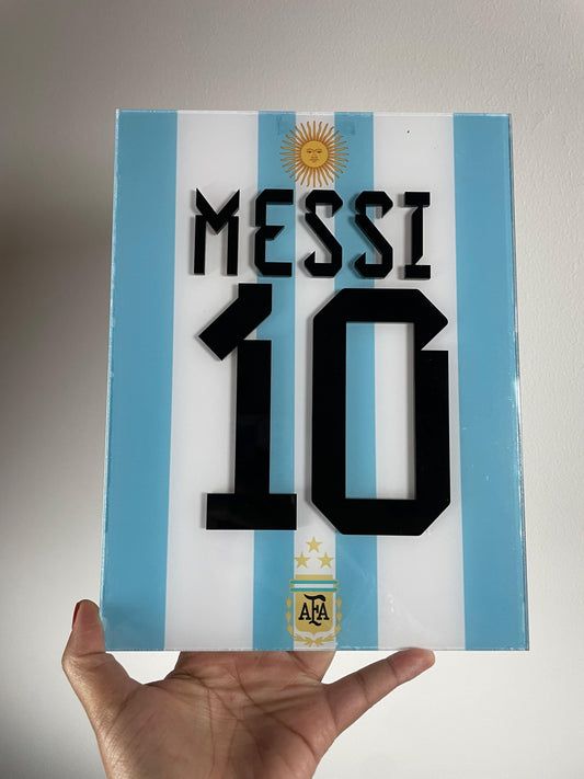 Cuadro decorativo Messi