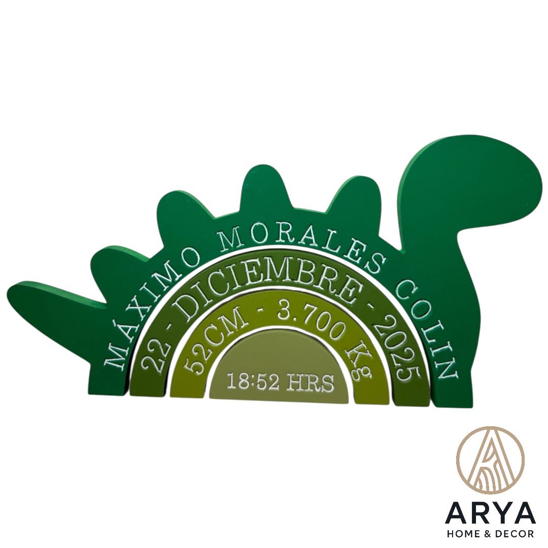 WELCOME TAG DINOSAURIO