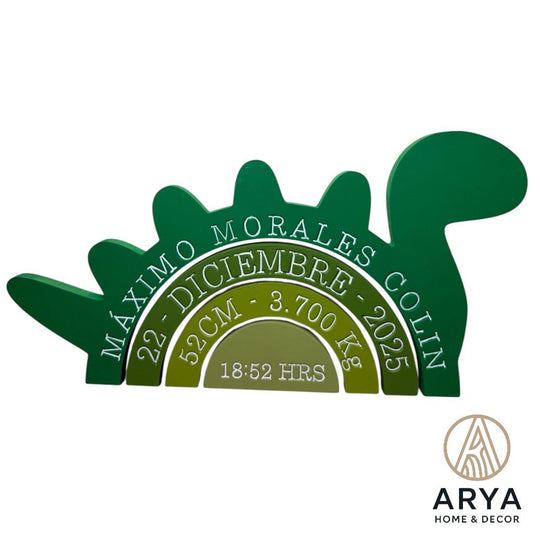 WELCOME TAG DINOSAURIO