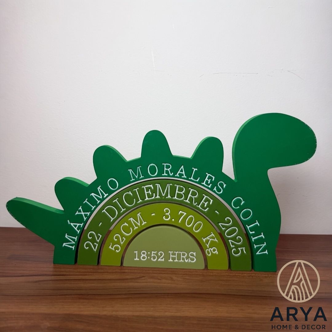 WELCOME TAG DINOSAURIO