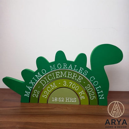 WELCOME TAG DINOSAURIO