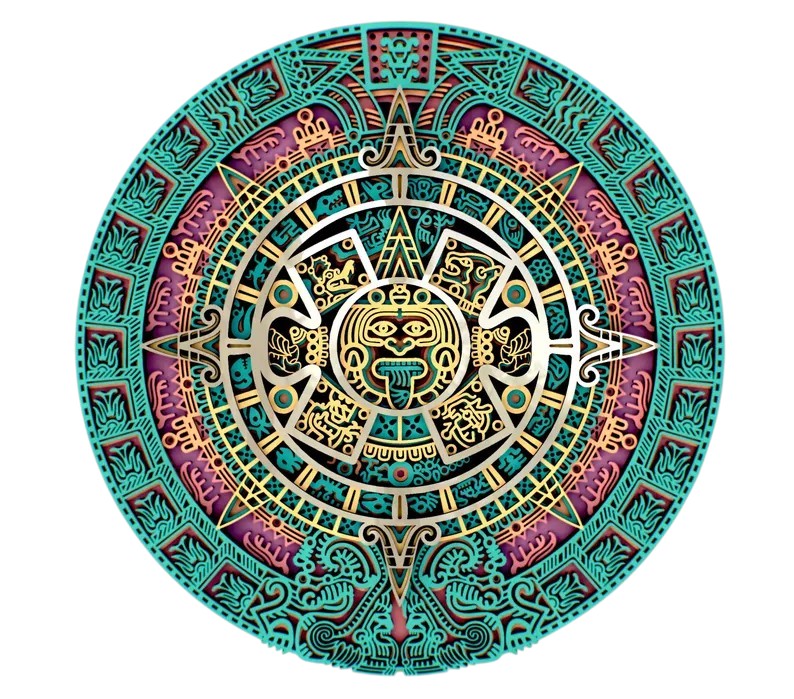 CALENDARIO AZTECA MULTICAPAS