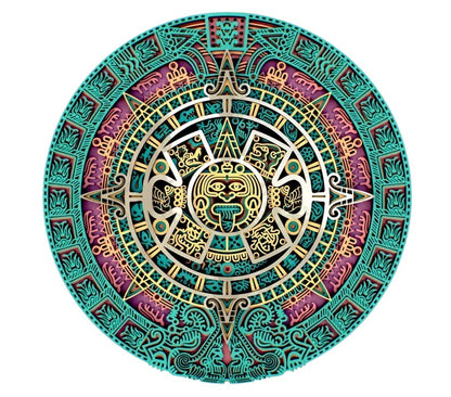 CALENDARIO AZTECA MULTICAPAS