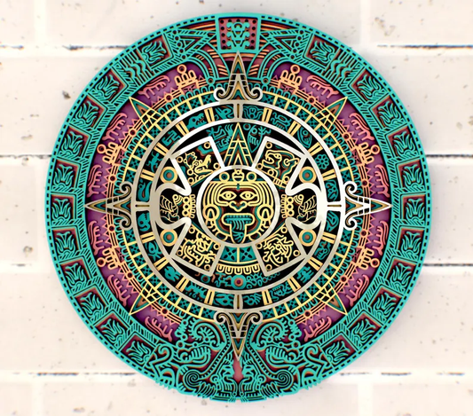 CALENDARIO AZTECA MULTICAPAS