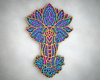 ELEFANTE ZENTANGLE