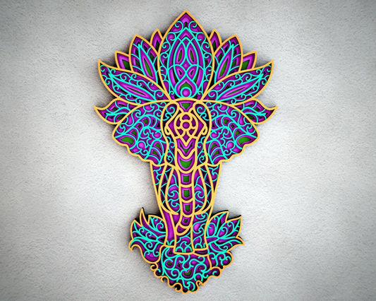 ELEFANTE ZENTANGLE