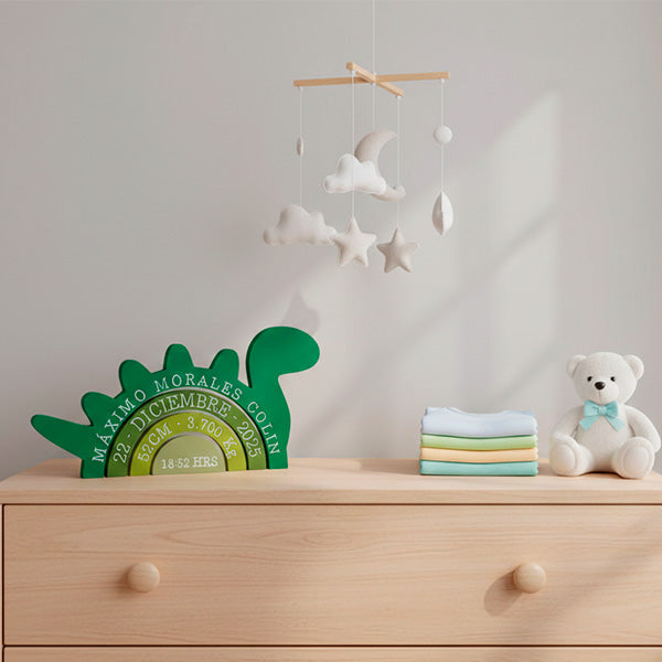 WELCOME TAG DINOSAURIO