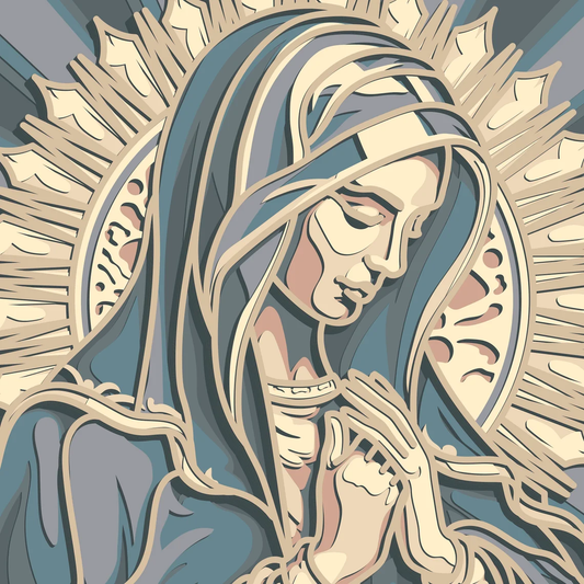 VIRGEN MARÍA MULTICAPAS